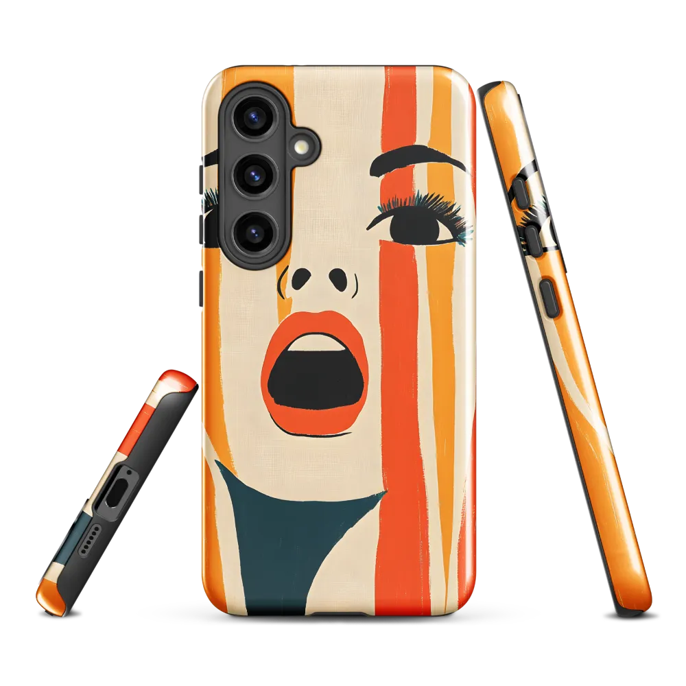 Vivid Expression | Phone Case |  S24 Plus | Tough Case | Glossy