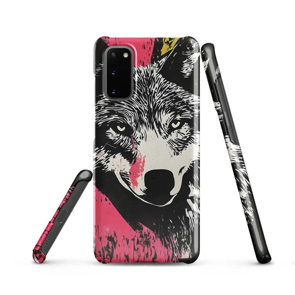 Intense Gaze of the Wolf