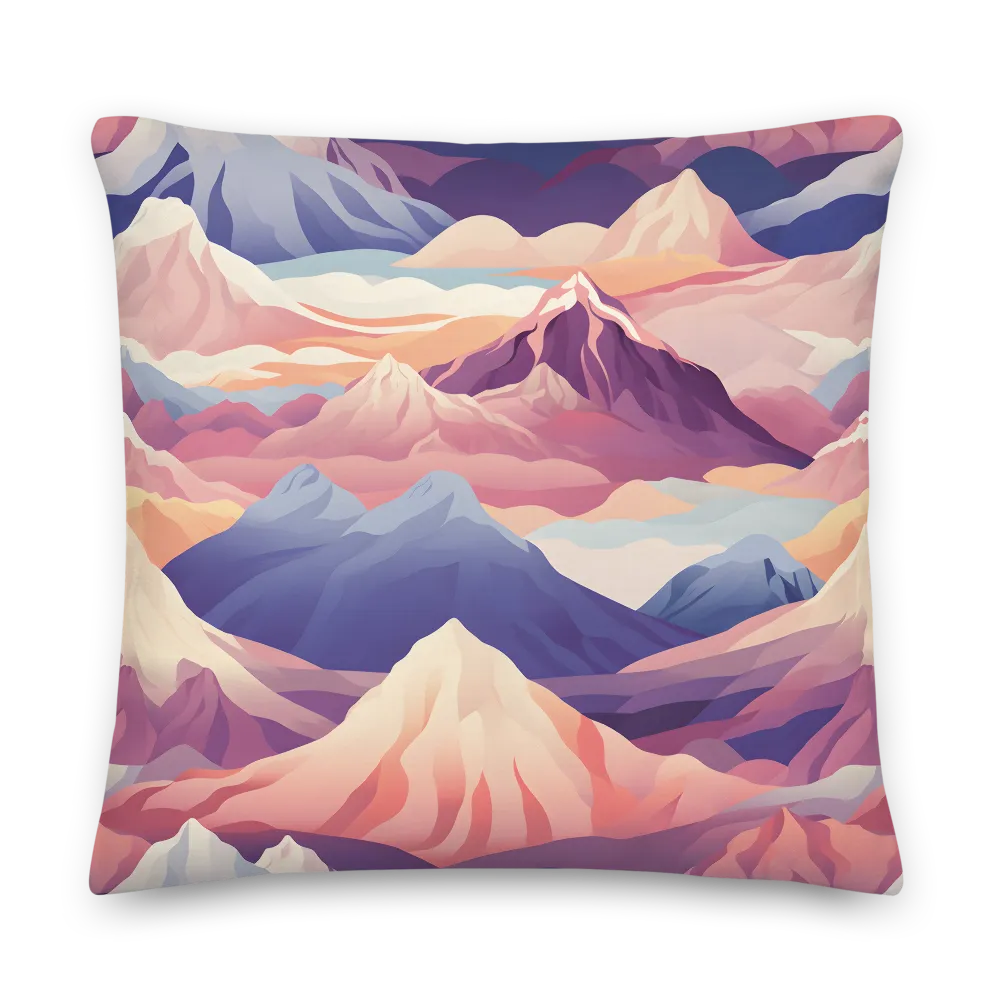 Ethereal Mountain Symphony | Pillow | 22″×22″