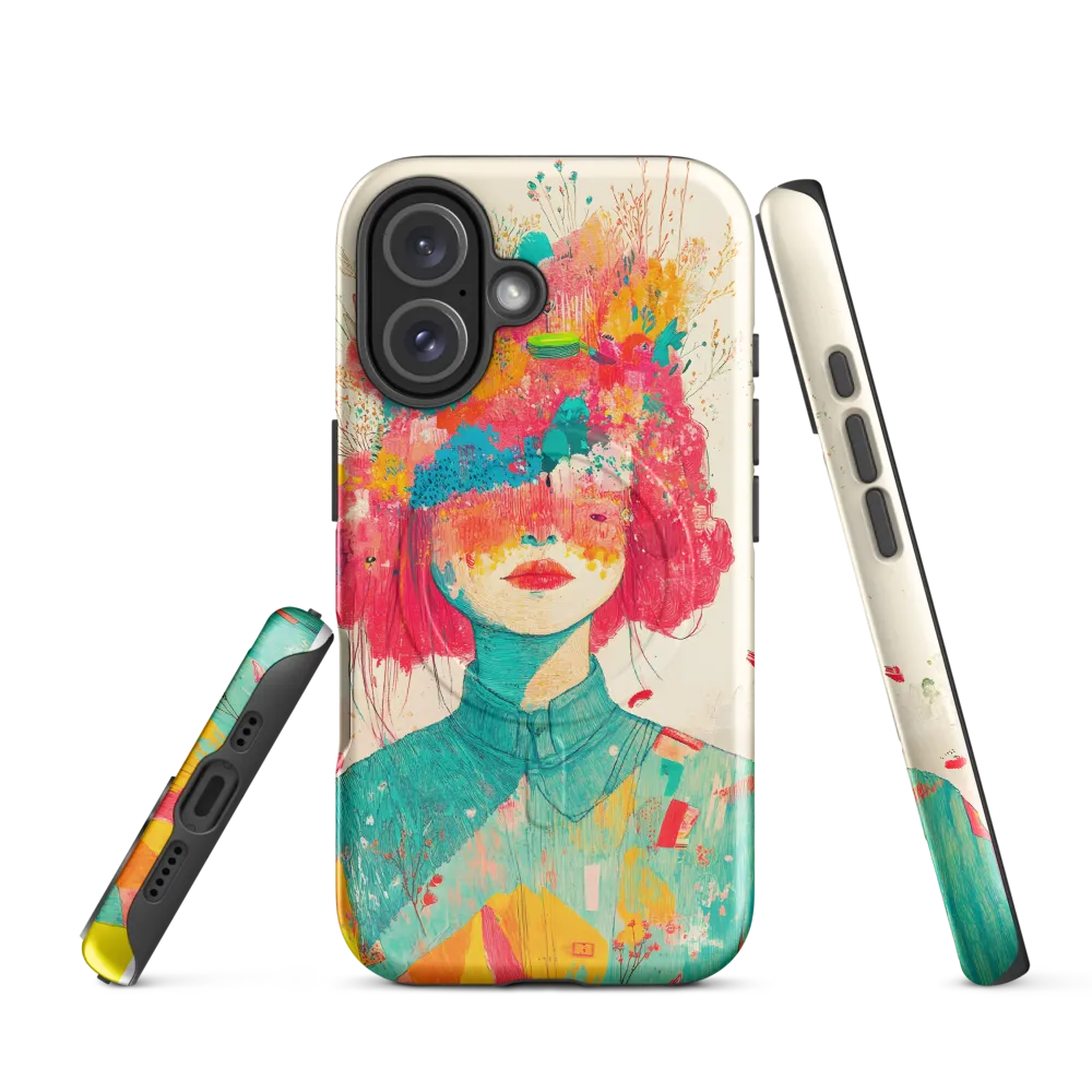 Whimsical Floral Portrait