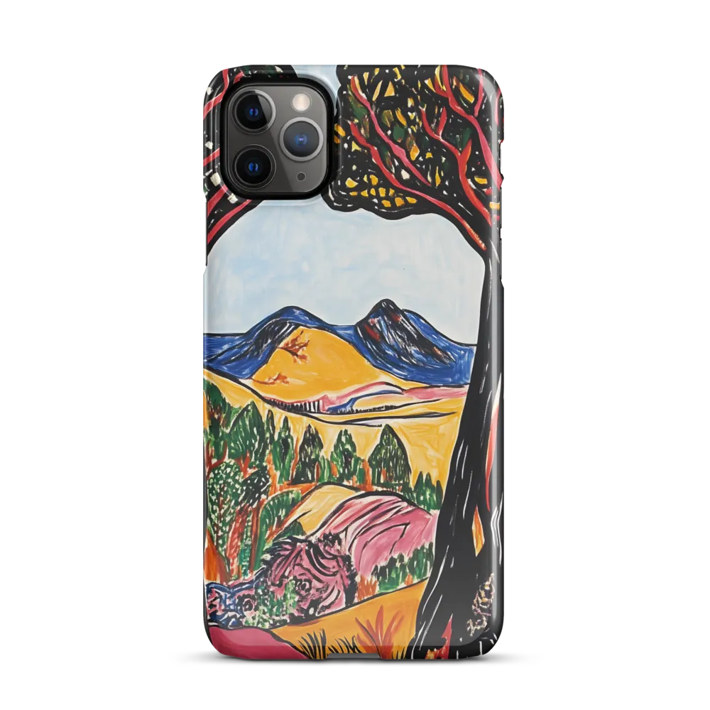 Vibrant Nature's Embrace | Phone Case |  11 Pro Max | Snap Case | Glossy