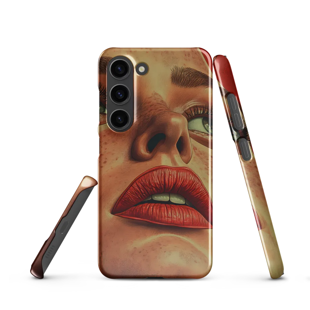 Red Intensity: A Portrait of Elegance