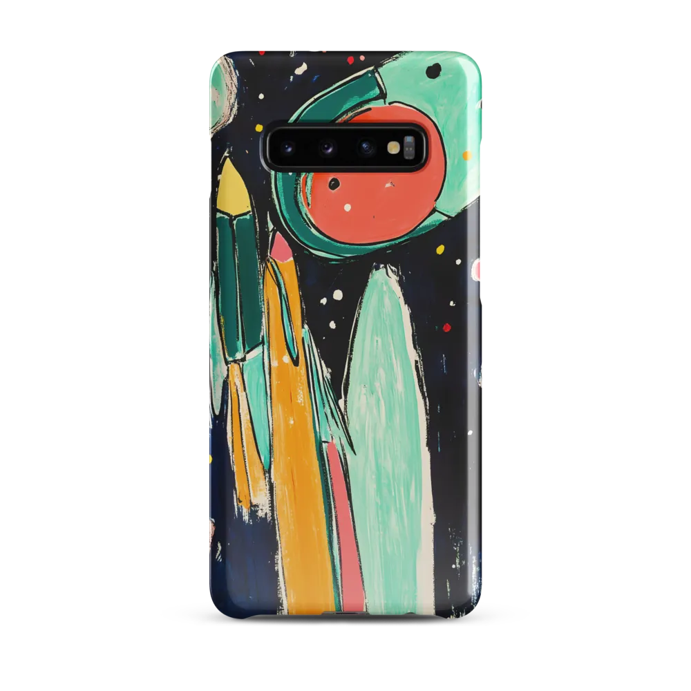 Playful Exploration of the Cosmos | Phone Case |  S10 Plus | Snap Case | Glossy