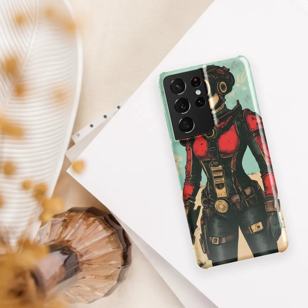 Futuristic Explorer: A Steampunk Adventure | Phone Case |  S21 Ultra | Snap Case | Glossy