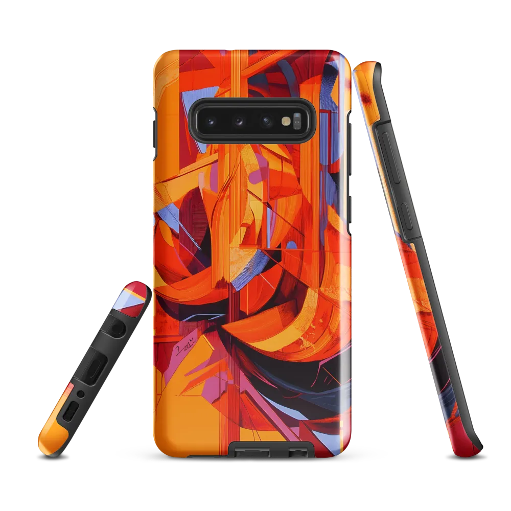 Dynamic Abstract Symphony | Phone Case |  S10 Plus | Tough Case | Glossy