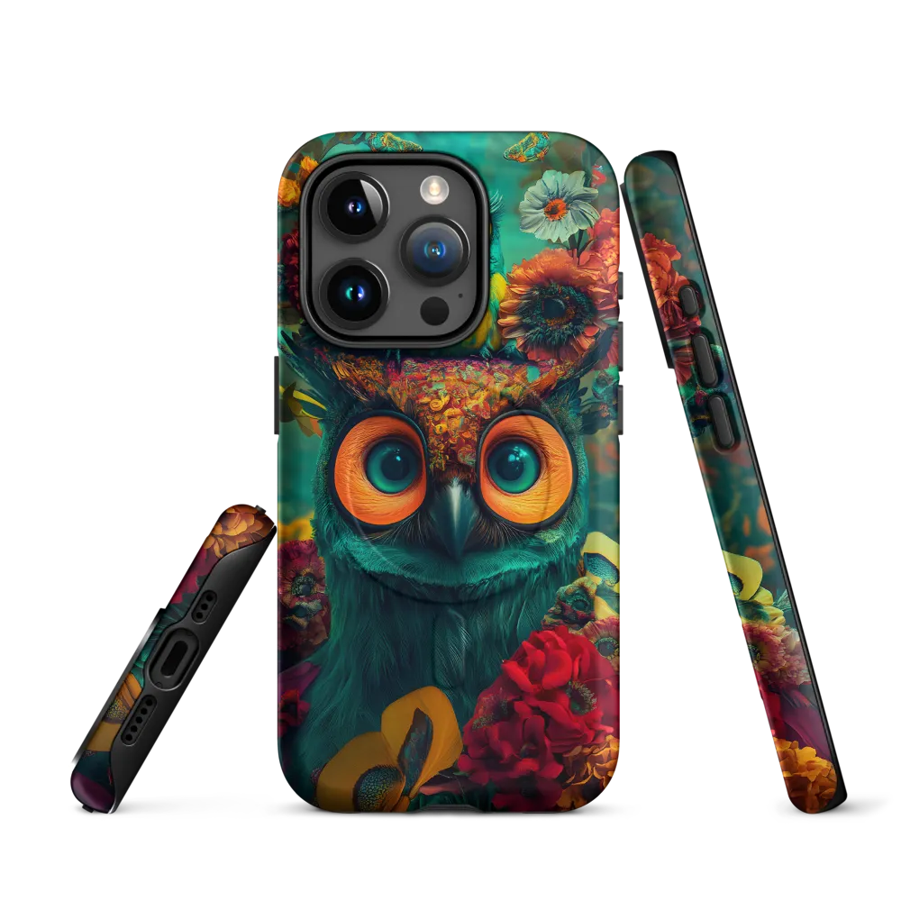 Majestic Harmony: The Floral Owl