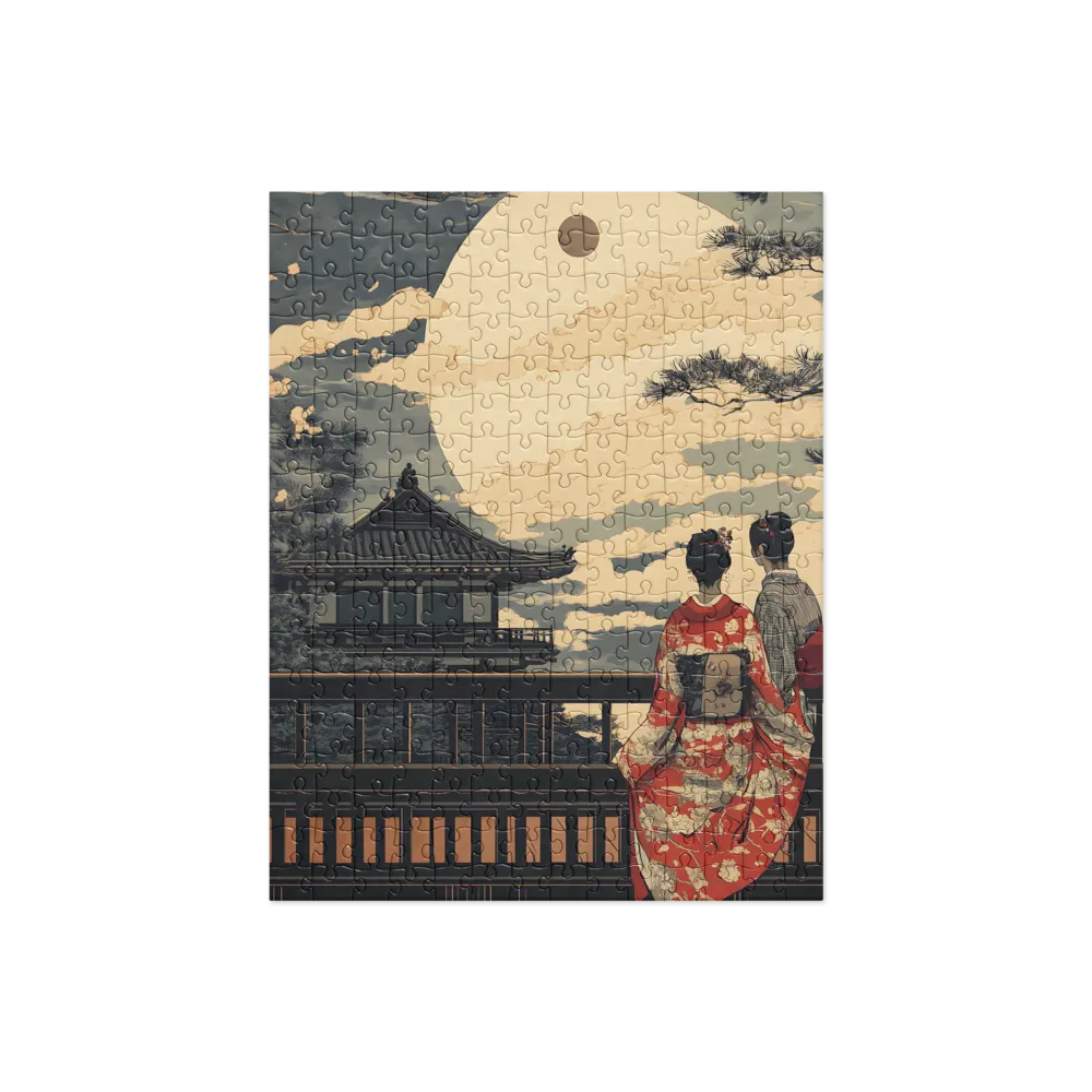 Under the Embrace of the Moon | Jigsaw Puzzle | 252/520 pieces