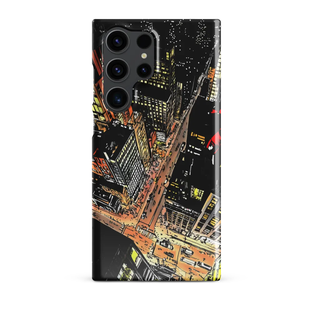 Urban Nightscape: A Bird's-eye View