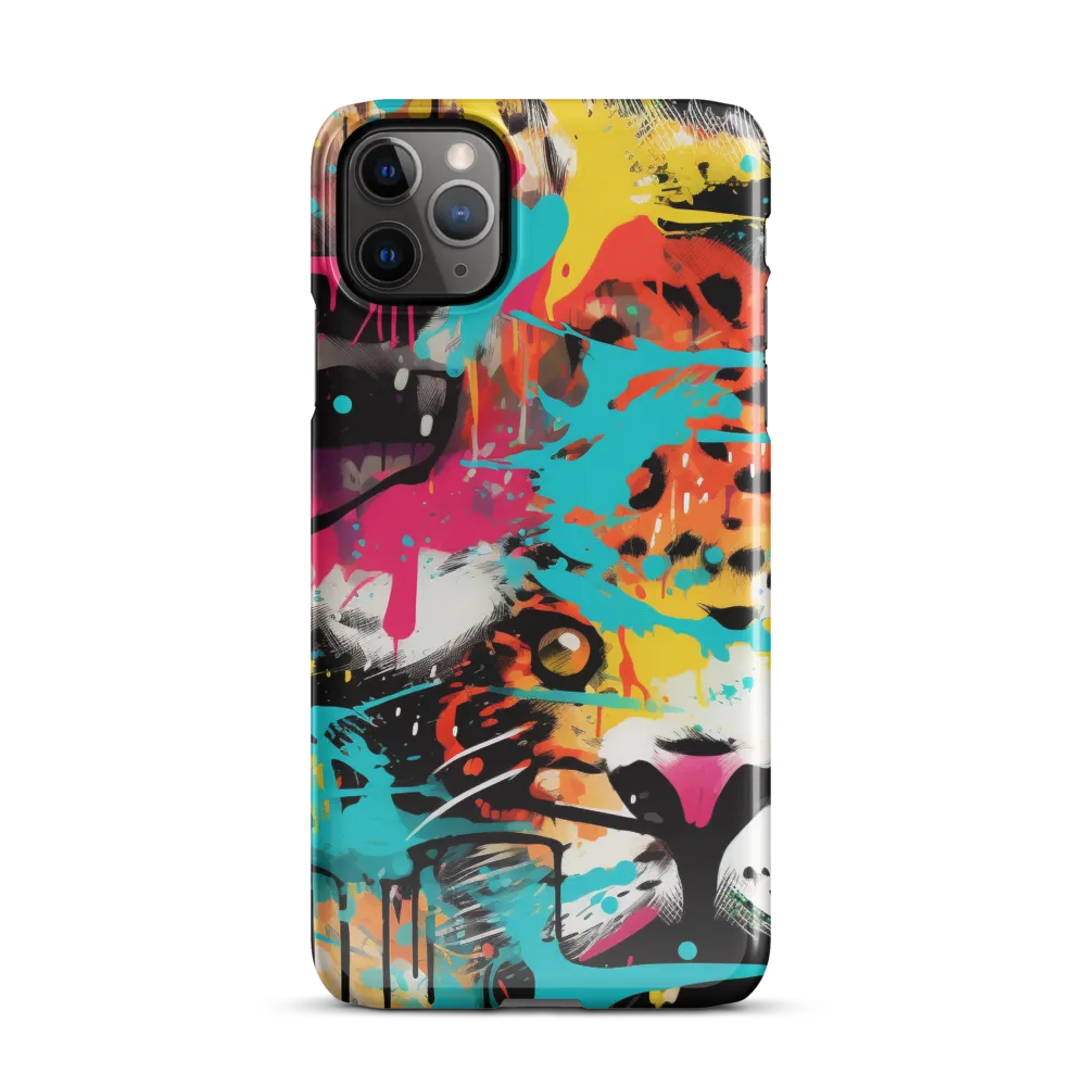 Fierce Fusion: Tiger and Lion in Graffiti | Phone Case |  11 Pro Max | Snap Case | Glossy