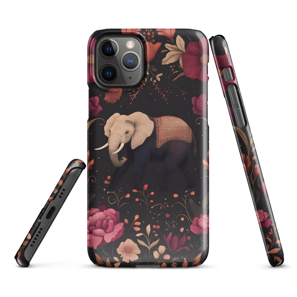 Whispers of the Wild: Elephants and Blooms