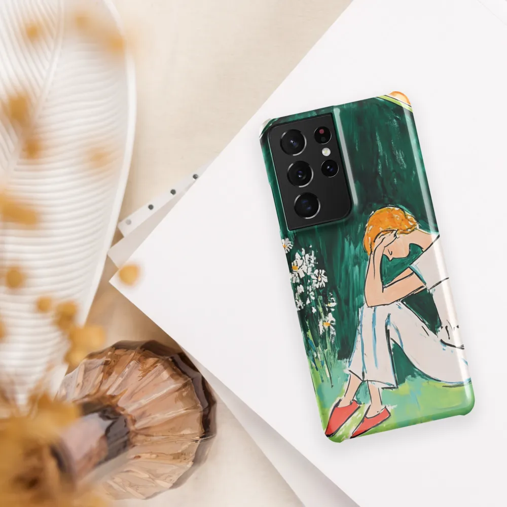 Silent Sorrow | Phone Case |  S21 Ultra | Snap Case | Glossy