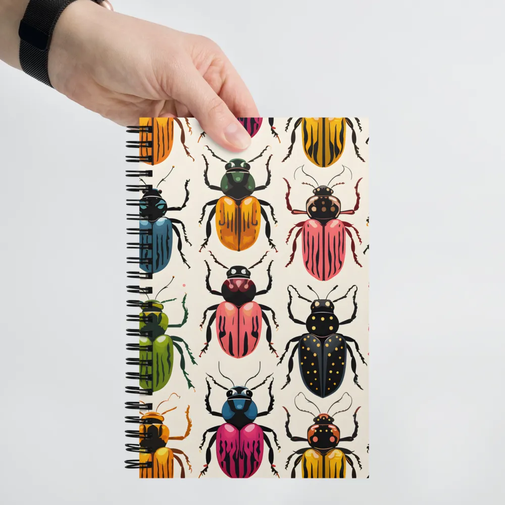 Beetle Mosaic: A Colorful Exploration of Insects | Spiral Notebook