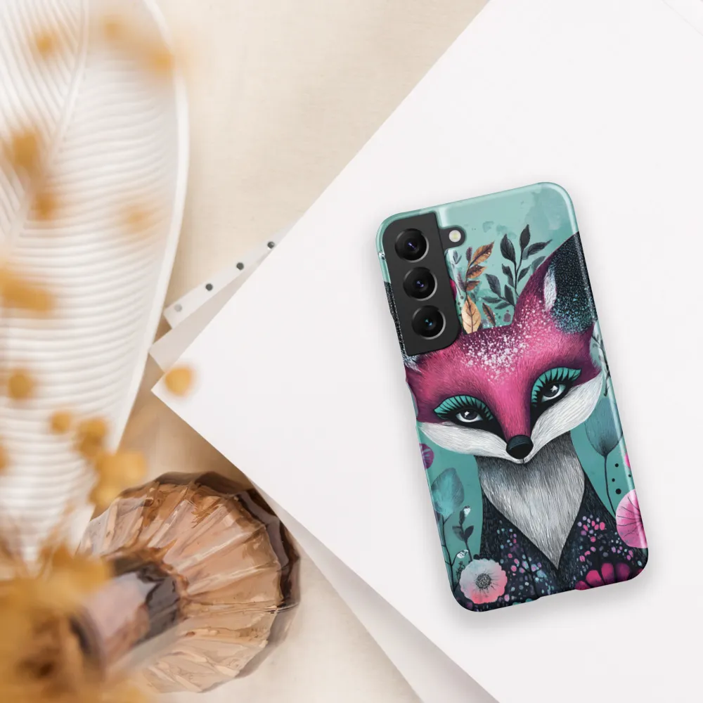 Whimsical Fox Among Blossoms | Phone Case |  S22 | Snap Case | Matte