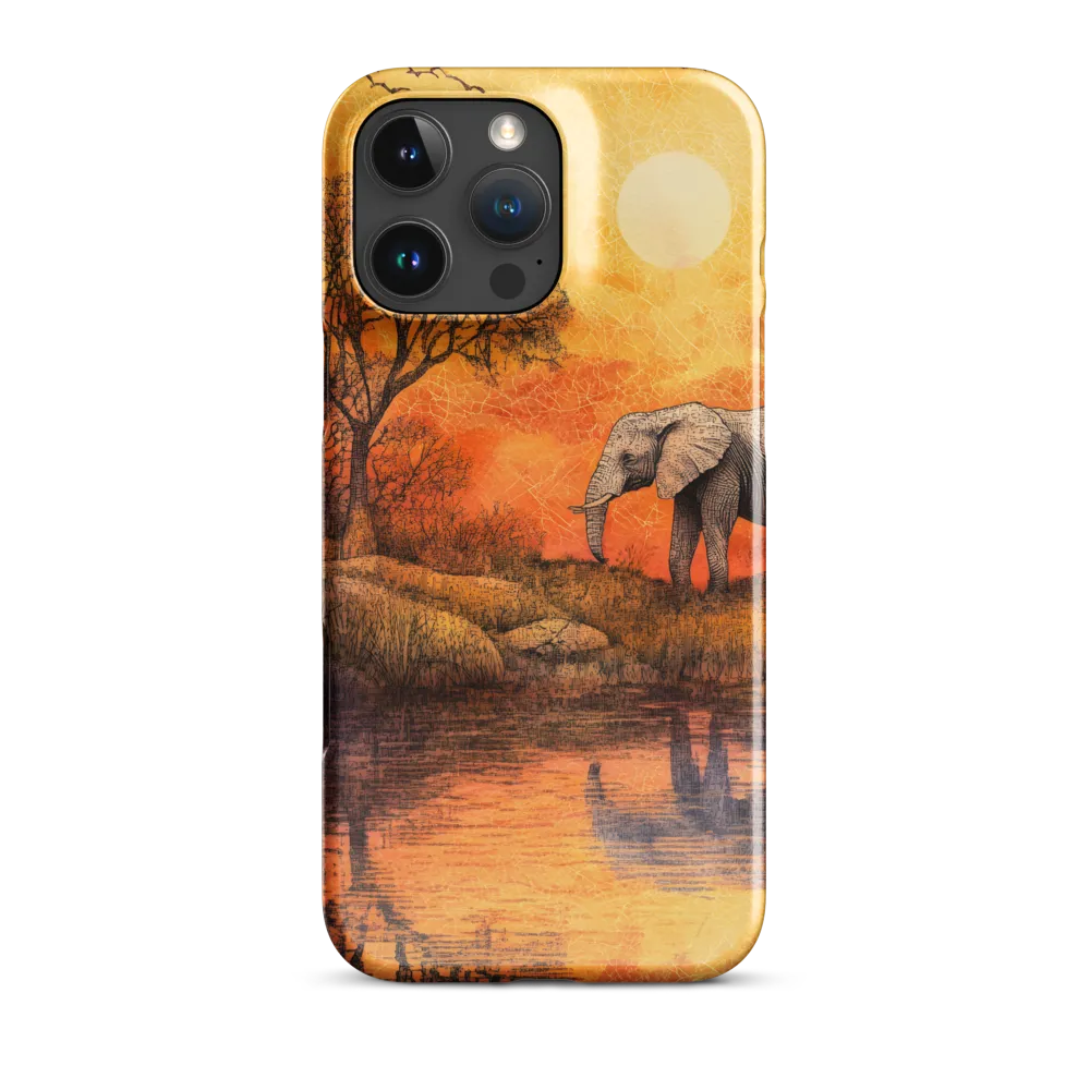 Elephant's Serenity at Dusk