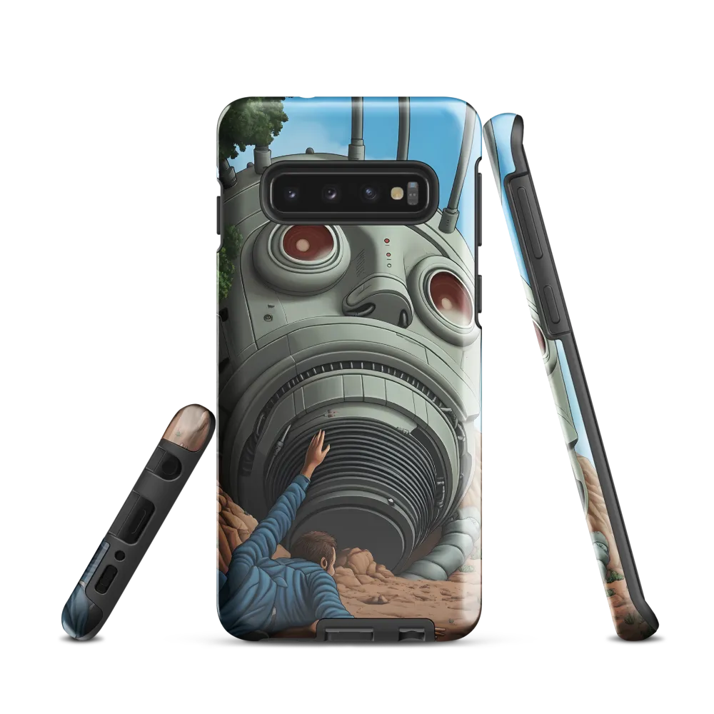 The Descent into Technological Abyss | Phone Case |  S10 | Tough Case | Glossy