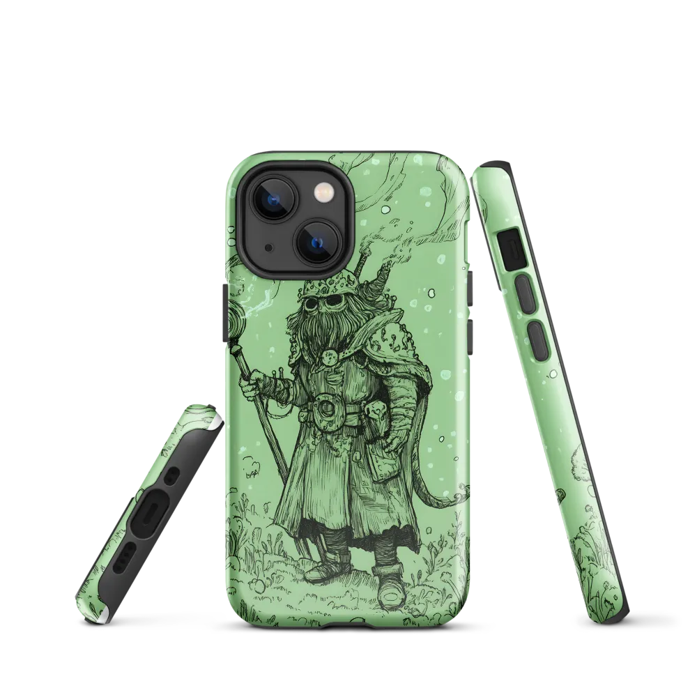 The Enigmatic Wizard | Phone Case |  13 mini | Tough Case | Glossy