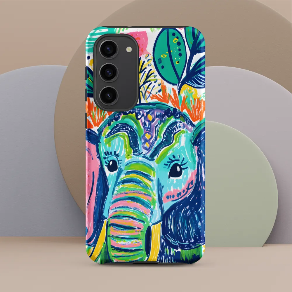 Whimsical Elephant Portrait