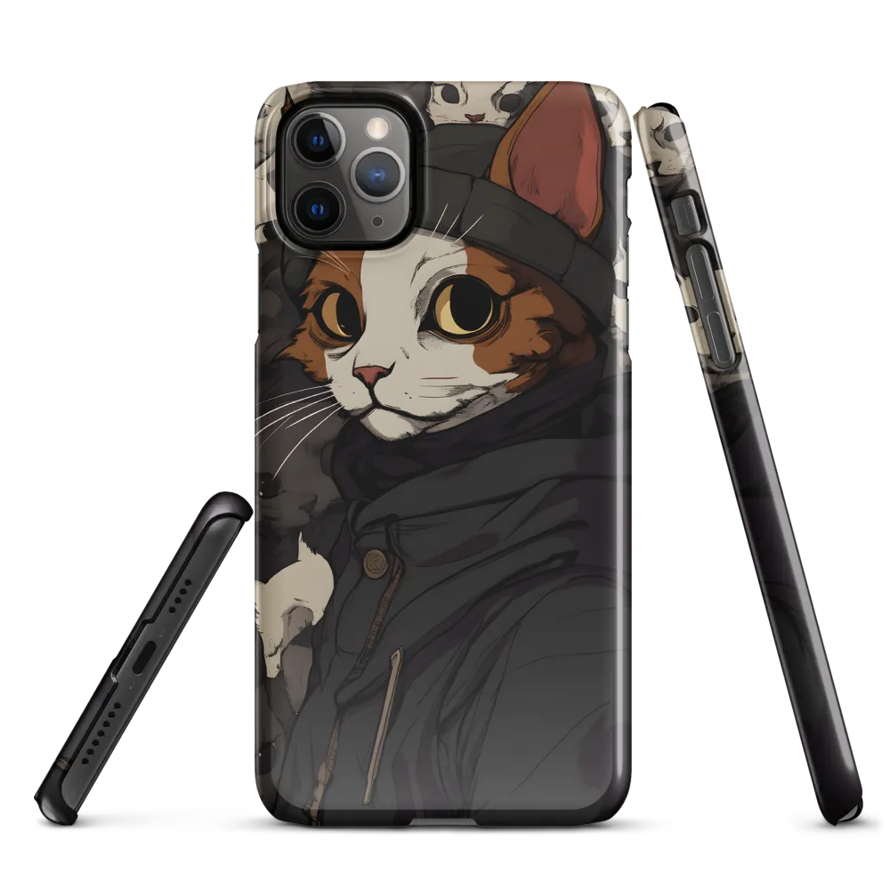 Whimsical Cat Portrait | Phone Case |  11 Pro Max | Snap Case | Glossy