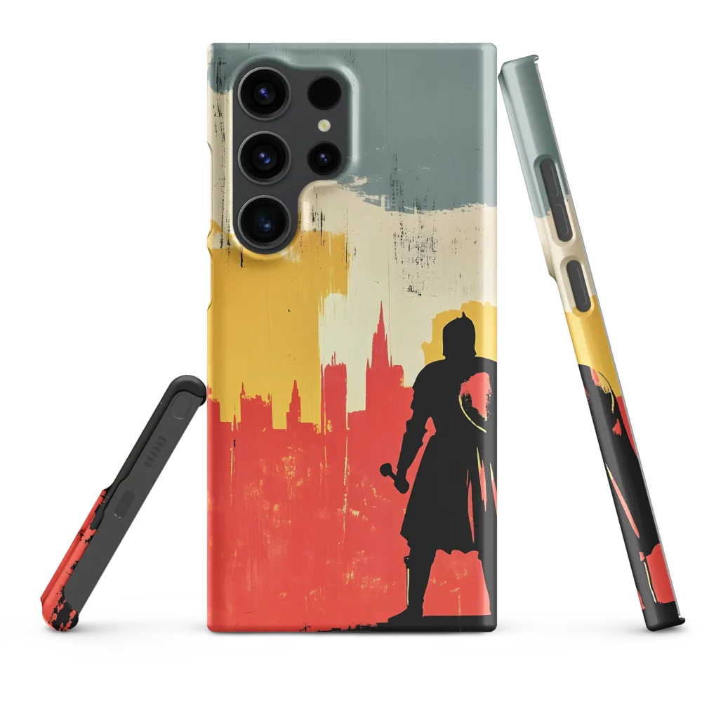 Hero in the Urban Dawn | Phone Case |  S23 Ultra | Snap Case | Matte