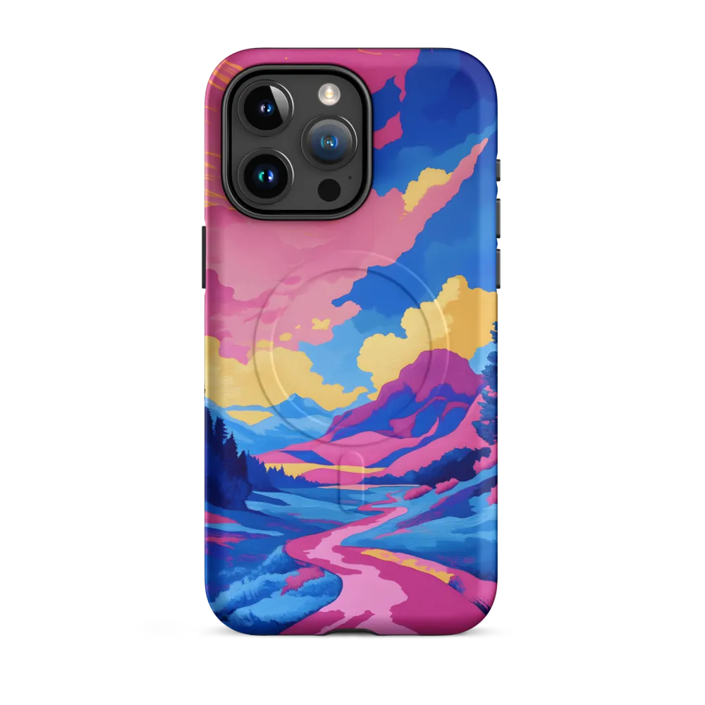 Dreamscape: The Serene River | Phone Case |  15 Pro Max | MagSafe® Tough Case | Matte