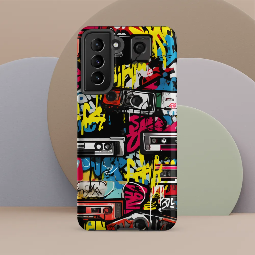 Urban Nostalgia: A Retro Cassette Explosion