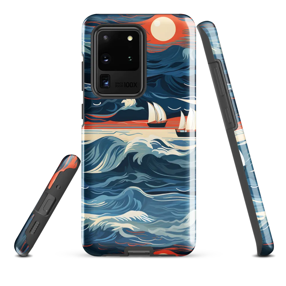 Ocean Whispers: A Voyage at Dusk