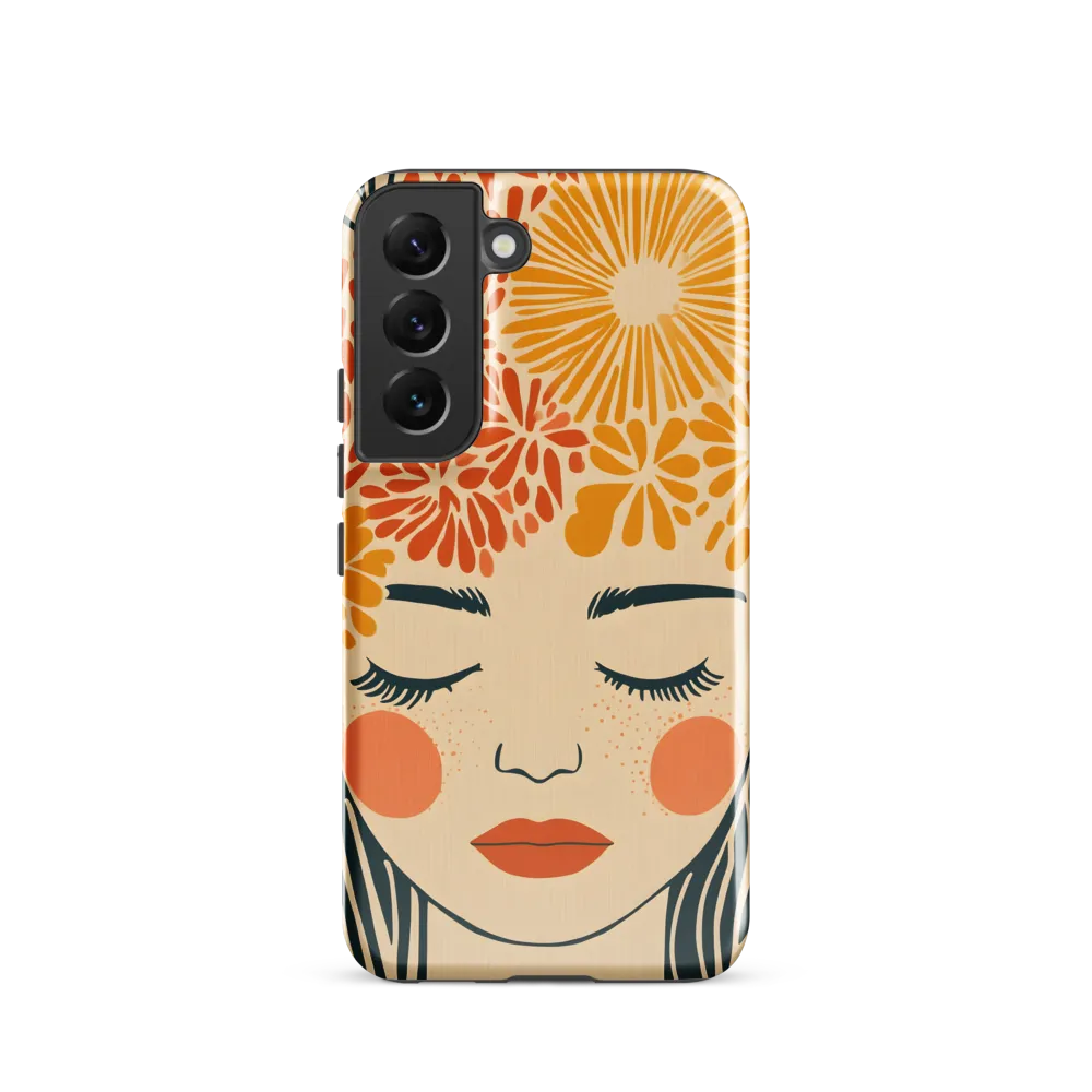 Serenity in Bloom | Phone Case |  S22 | Tough Case | Glossy