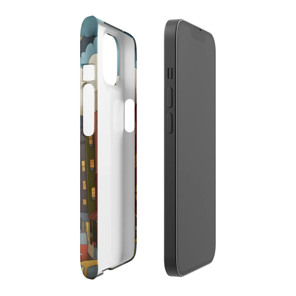 Urban Symphony: A City Awakens at Dusk | Phone Case |  14 | Snap Case | Matte