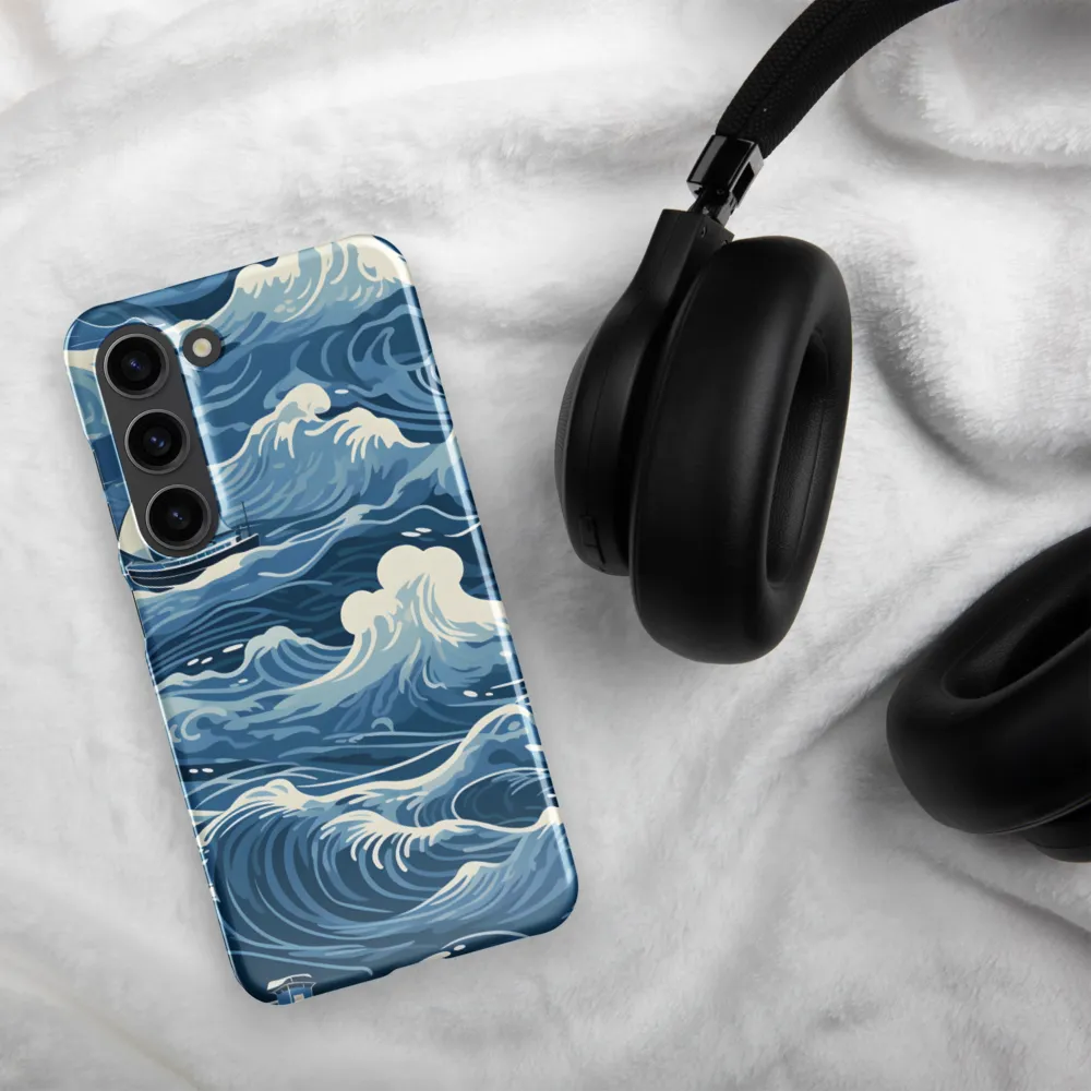 Nautical Dreams: Waves of Adventure | Phone Case |  S23 | Snap Case | Glossy