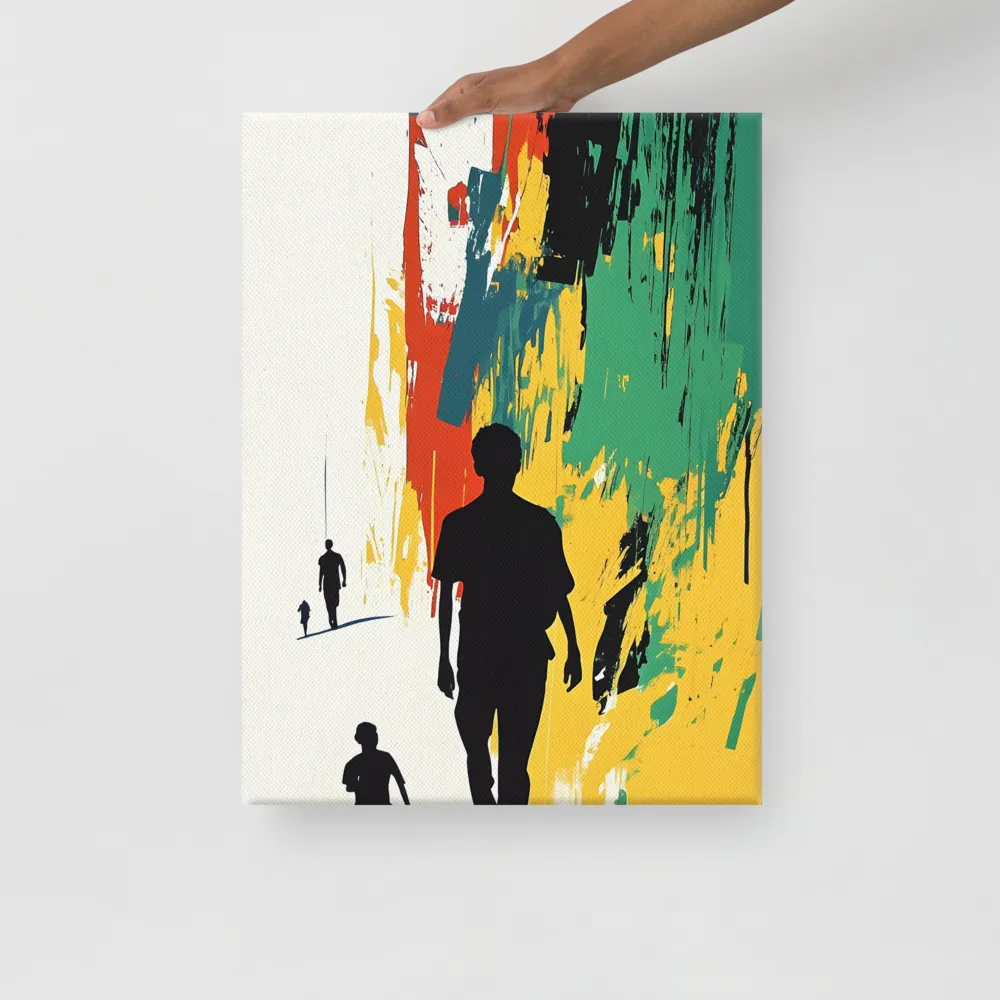 Journey of Silhouettes | Canvas | 18″×24″