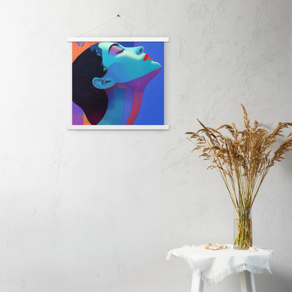 Ethereal Reverie | Poster With White Wood Hanger | 18″×18″