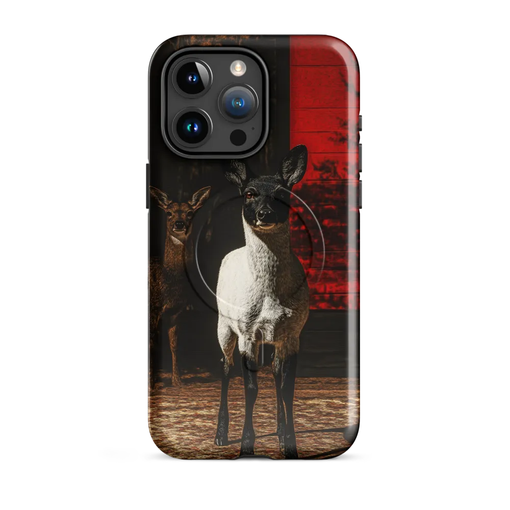 Reflections of Nature: A Deer Encounter | Phone Case |  15 Pro Max | MagSafe® Tough Case | Glossy
