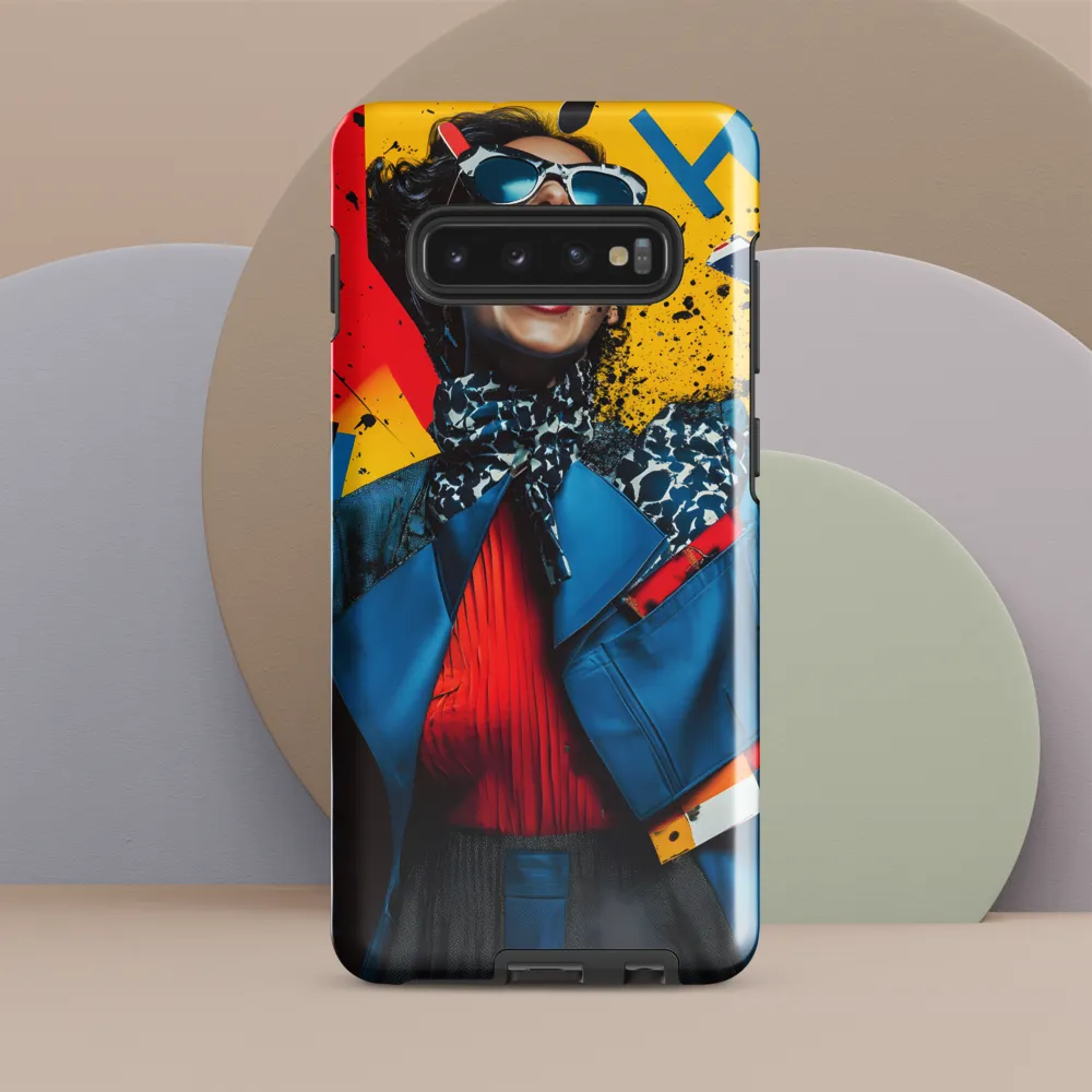 Vibrant Expressions of Fashion | Phone Case |  S10 Plus | Tough Case | Glossy