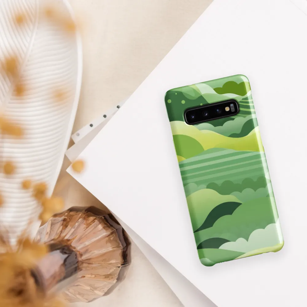 Tranquility in Green Waves