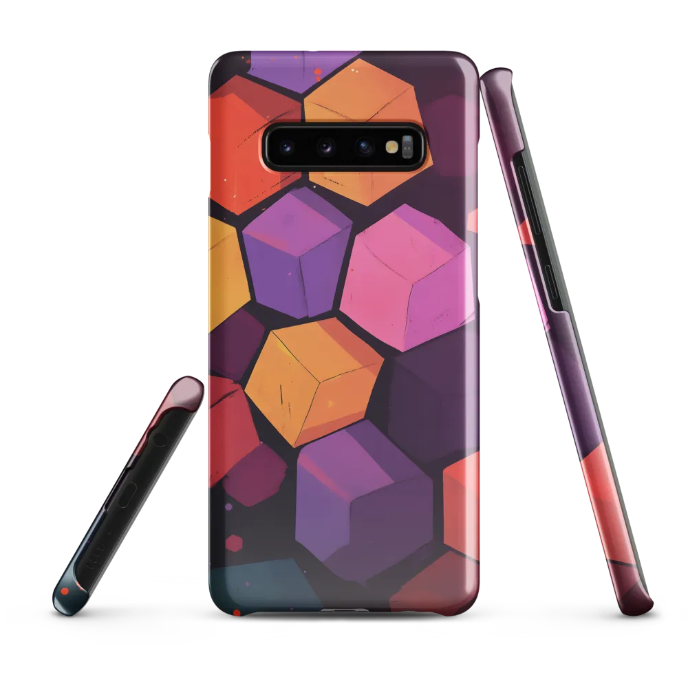 Dynamic Geometric Harmony | Phone Case |  S10 Plus | Snap Case | Glossy