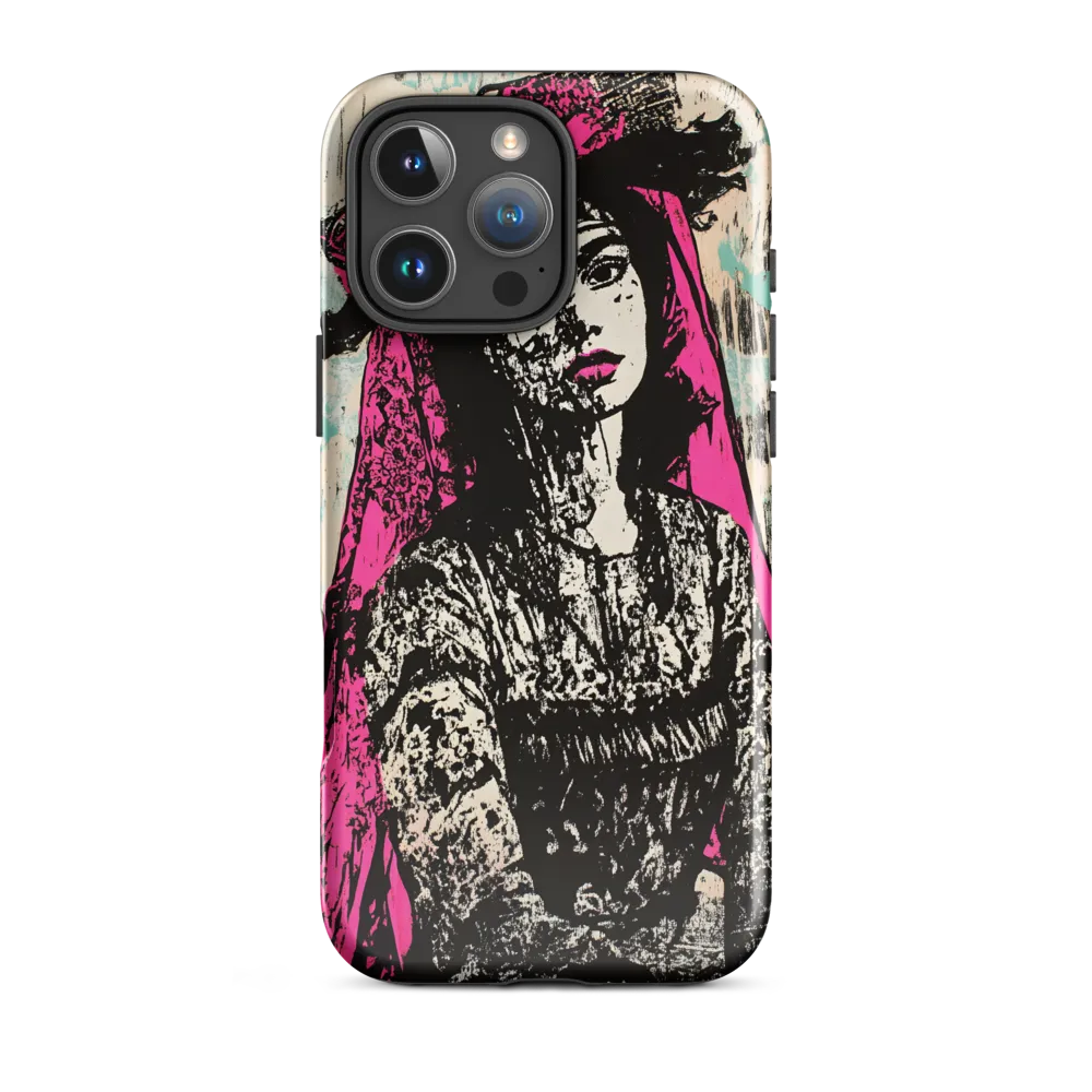 Veiled Beauty | Phone Case |  16 Pro Max | Tough Case | Glossy