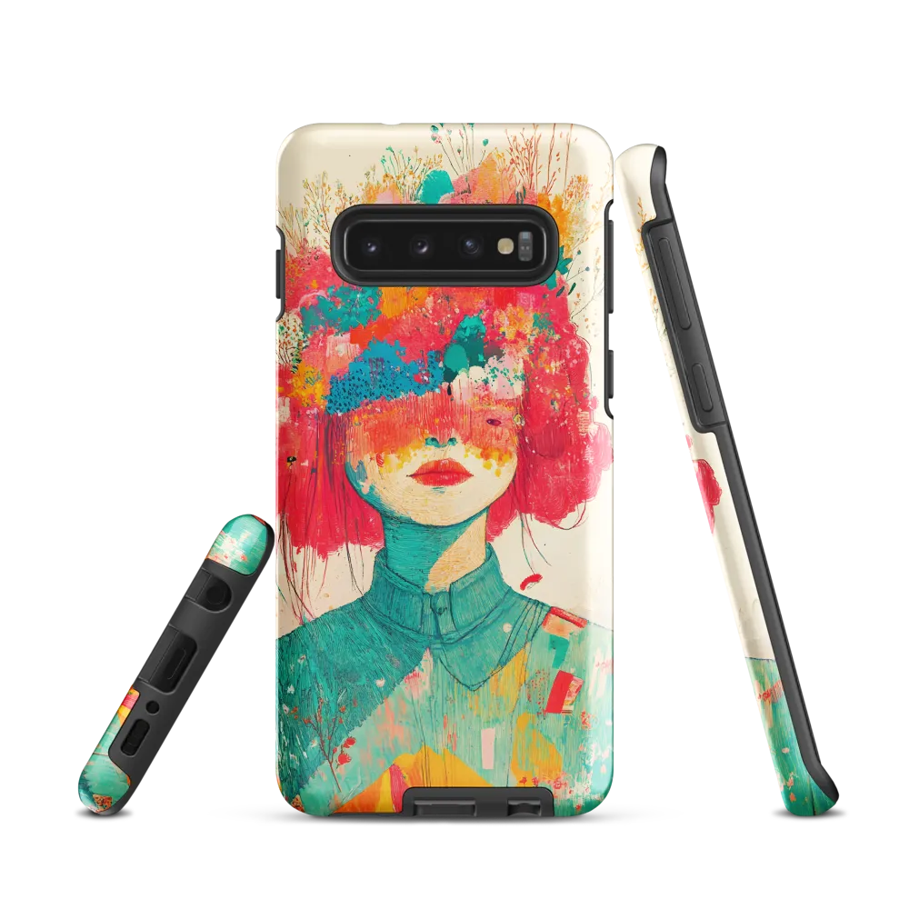 Whimsical Floral Portrait