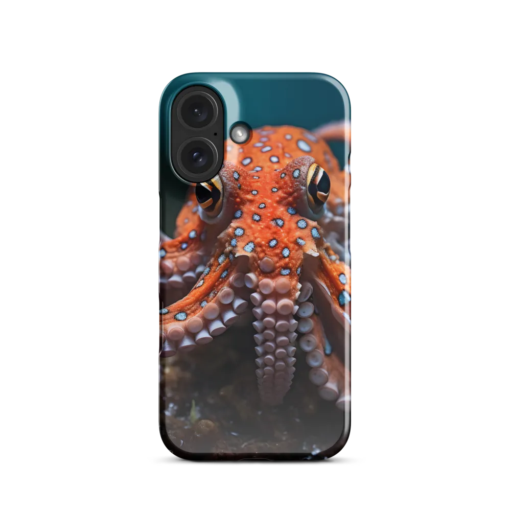 Curiosity of the Deep: The Orange Octopus | Phone Case |  16 | Snap Case | Glossy