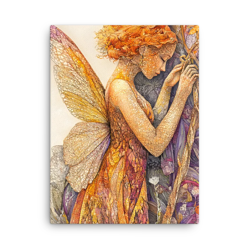 Whispers of the Frosted Meadow | Thin Canvas | 24″×32″
