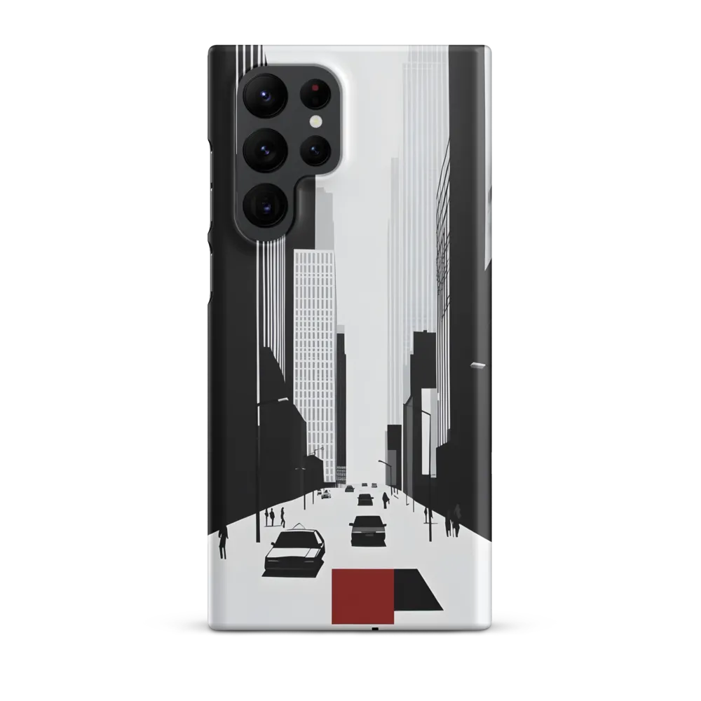 Urban Solitude: A Minimalistic Cityscape