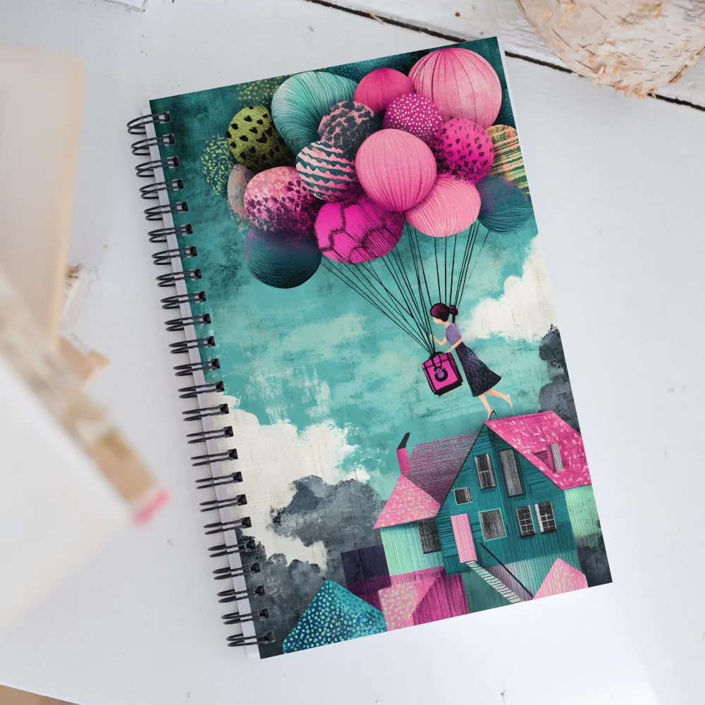 Whimsical Ascension | Spiral Notebook