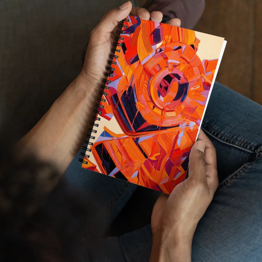 Vibrant Geometry | Spiral Notebook