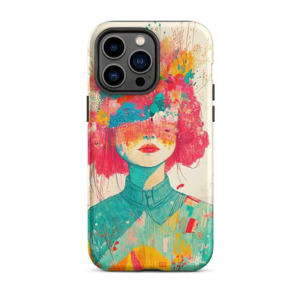 Whimsical Floral Portrait