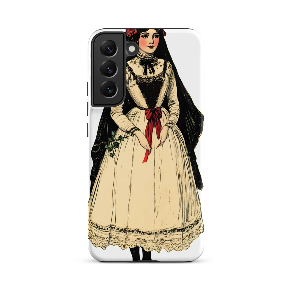 Elegance in Tradition: A Folk Portrait