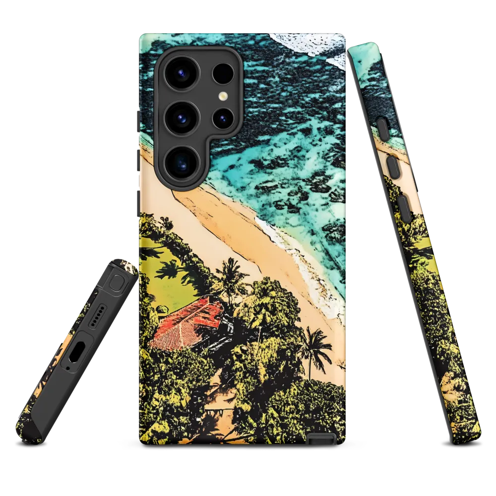 Aerial Serenity: Coastal Escape