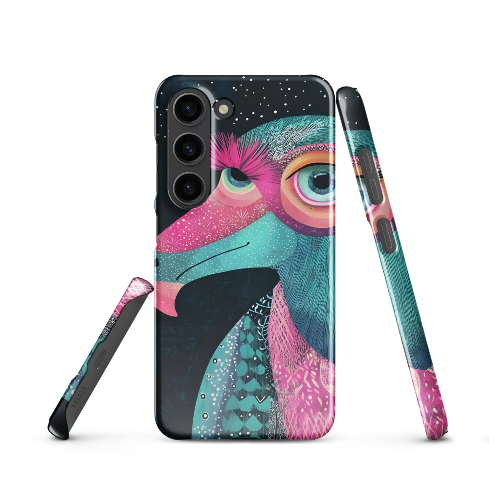 Whimsical Vulture: A Dance of Colors