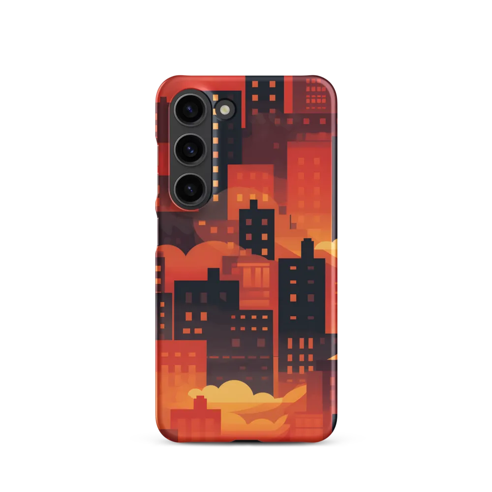 Radiance of the Urban Horizon | Phone Case |  S23 | Snap Case | Matte