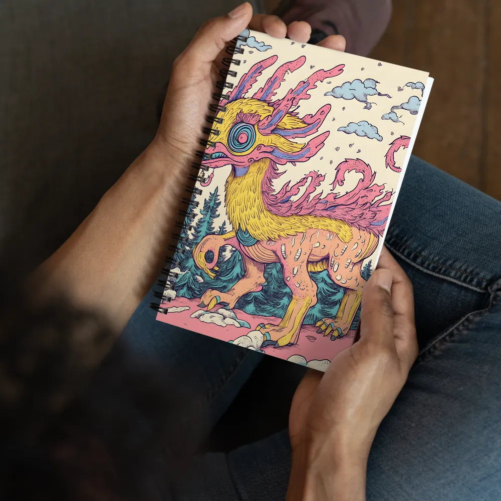 The Whimsical Beast | Spiral Notebook