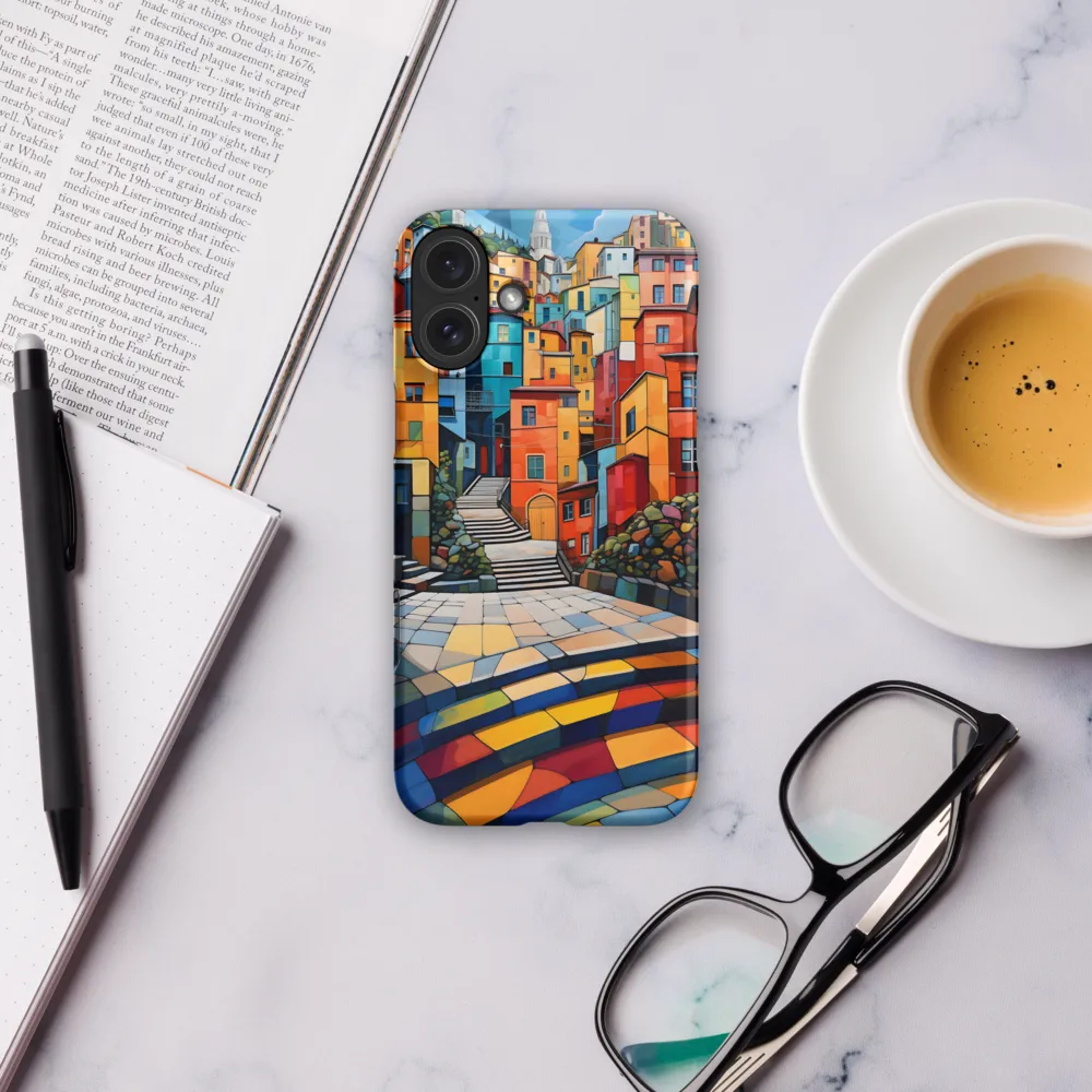 Vibrant Village: A Cubist Journey