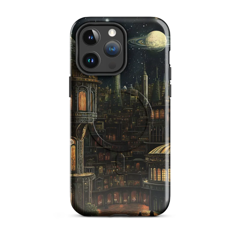 Celestial Enigma: A Surreal Cityscape